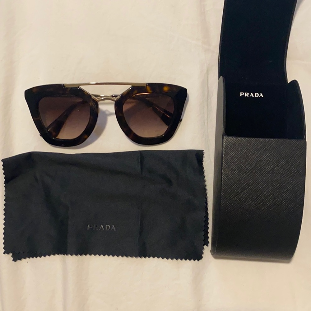 Prada cinema tortoise shell sunglasses